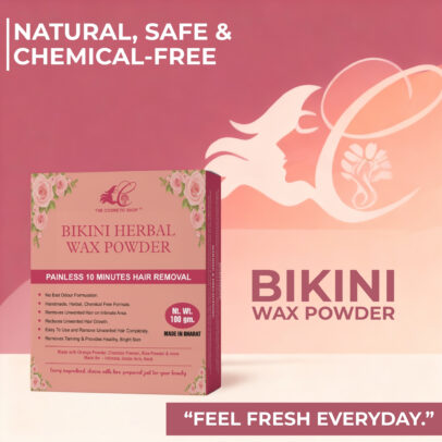 Ingredients like Chandan, Neem, and Manjistha for herbal waxing