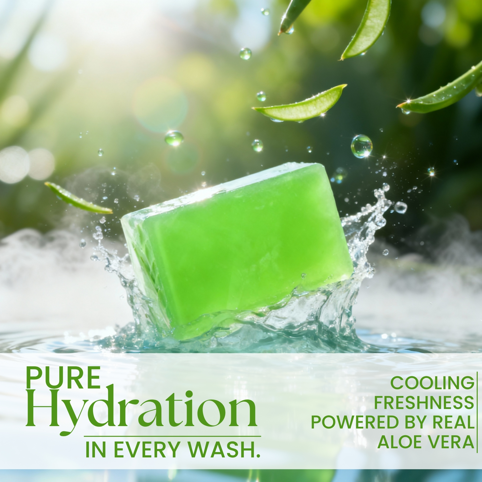 Aloe Vera, Watermelon, and Guava extracts for skin renewal
