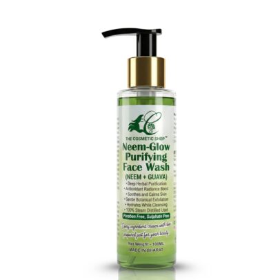 Neem-Glow Purifying Face Wash 100ml pump bottle with Neem and Guava