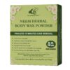 Neem Herbal Body Wax Powder 100gm box for painless body hair removal