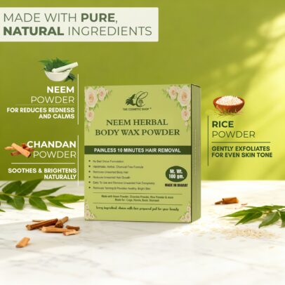 Neem, Chandan, and Turmeric for body hair removal