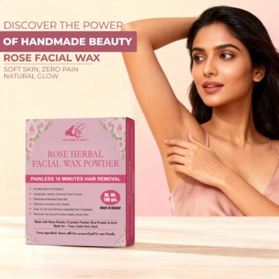 Rose powder, Chandan, and Manjistha for facial hair removal