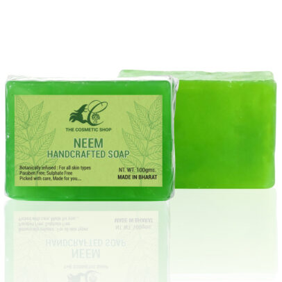 Neem Handcrafted Soap 100gm for acne and pimple reduction